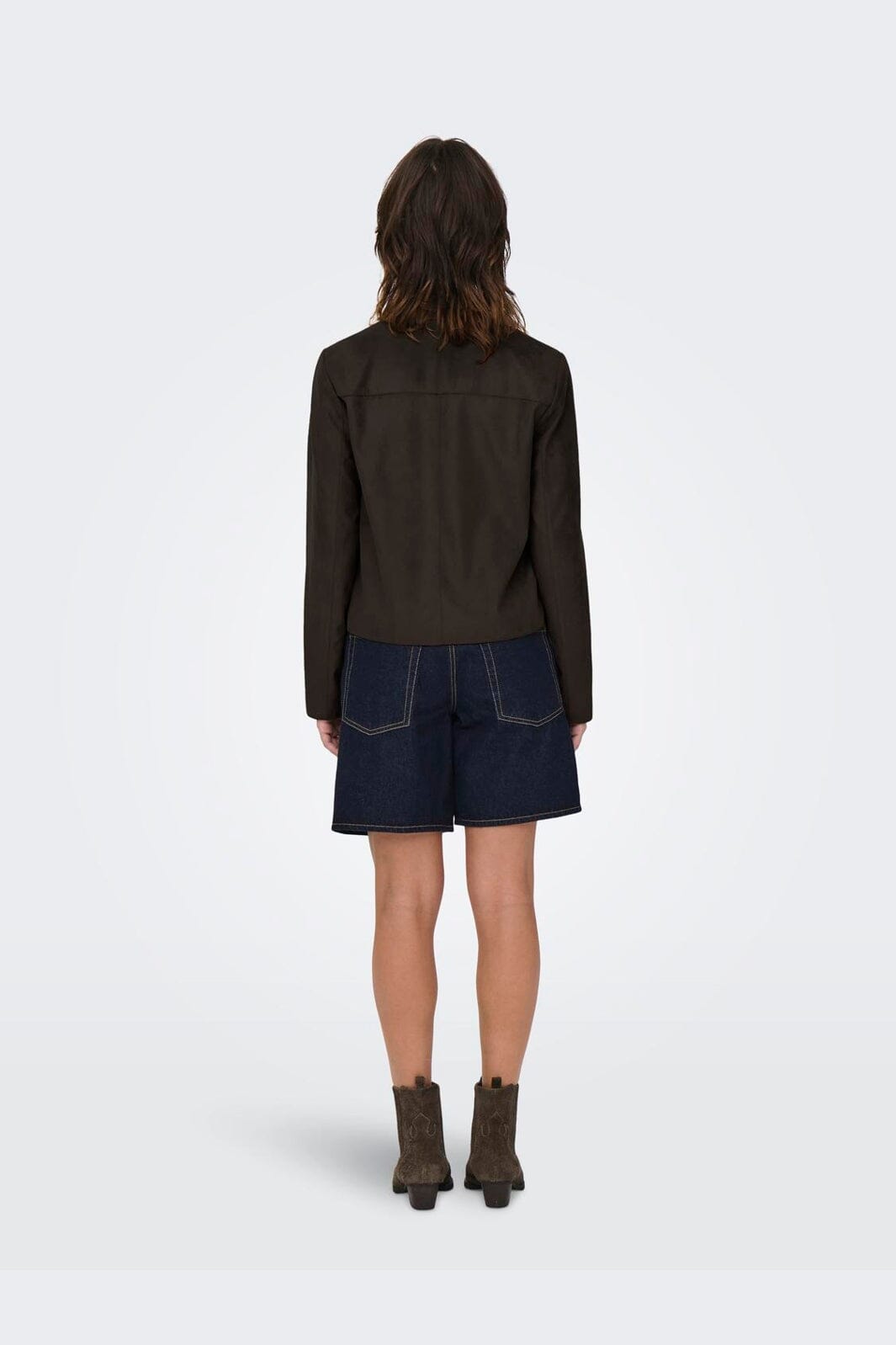 JDY - Jdynico Faux Suede Jacket Sgo - 4831982 Chocolate Torte