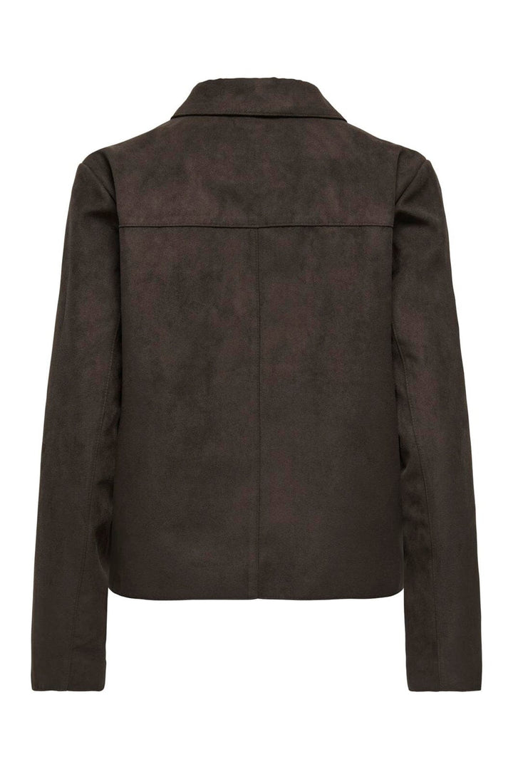 JDY - Jdynico Faux Suede Jacket Sgo - 4831982 Chocolate Torte