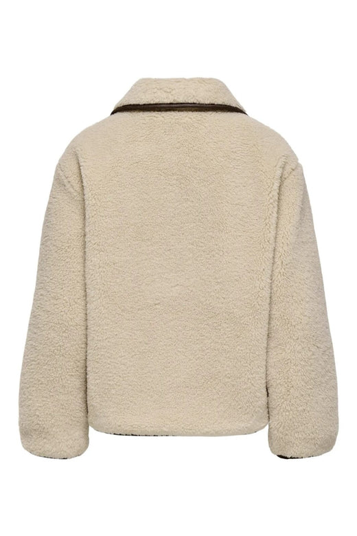 JDY - Jdynoella Life Teddy Jacket - 4925166 Cement