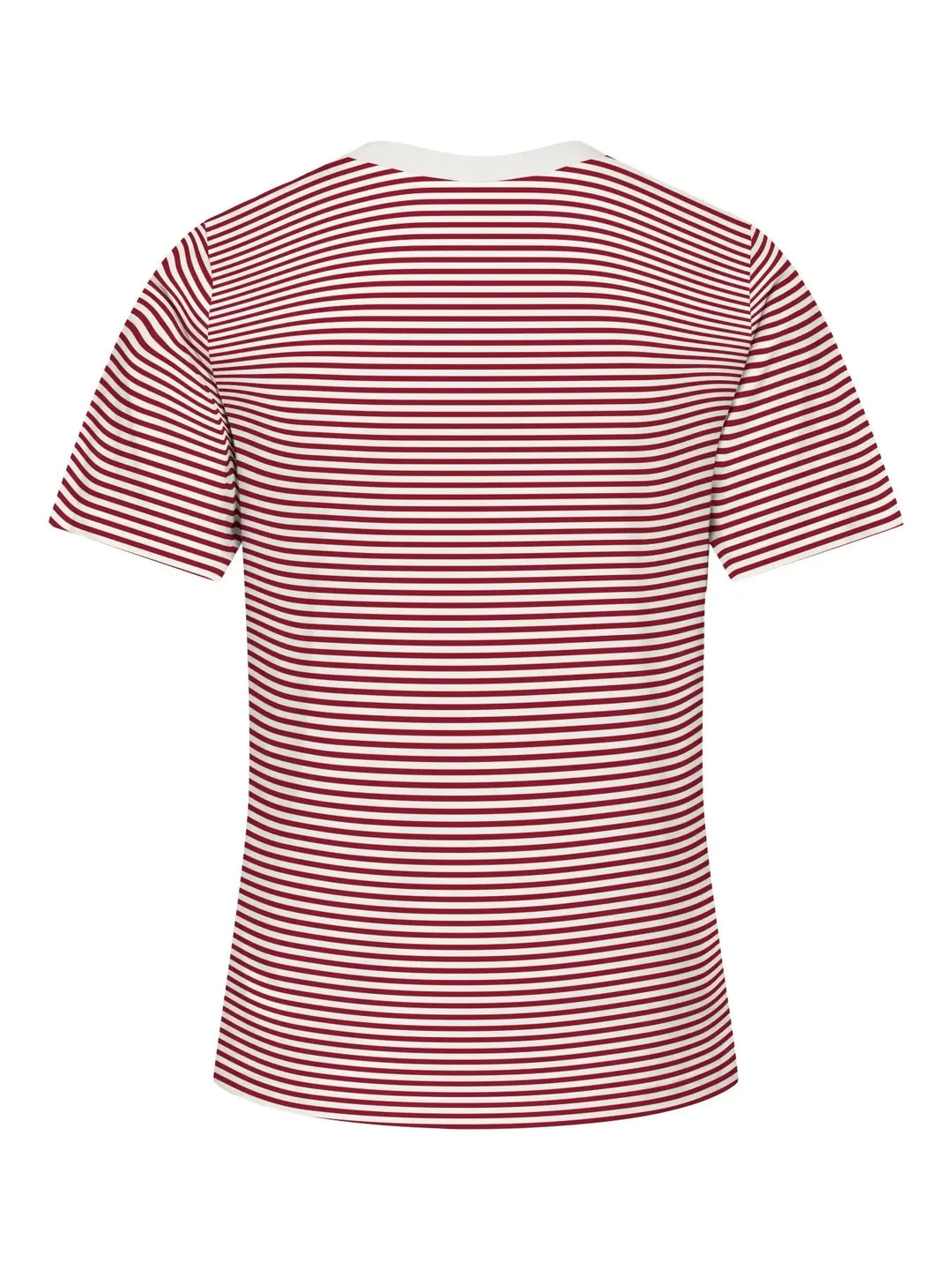 JDY - Jdypisa S/S Print Top - 4984885 Cloud Dancer Rhubarb Stripes And Bs Heart T-shirts 