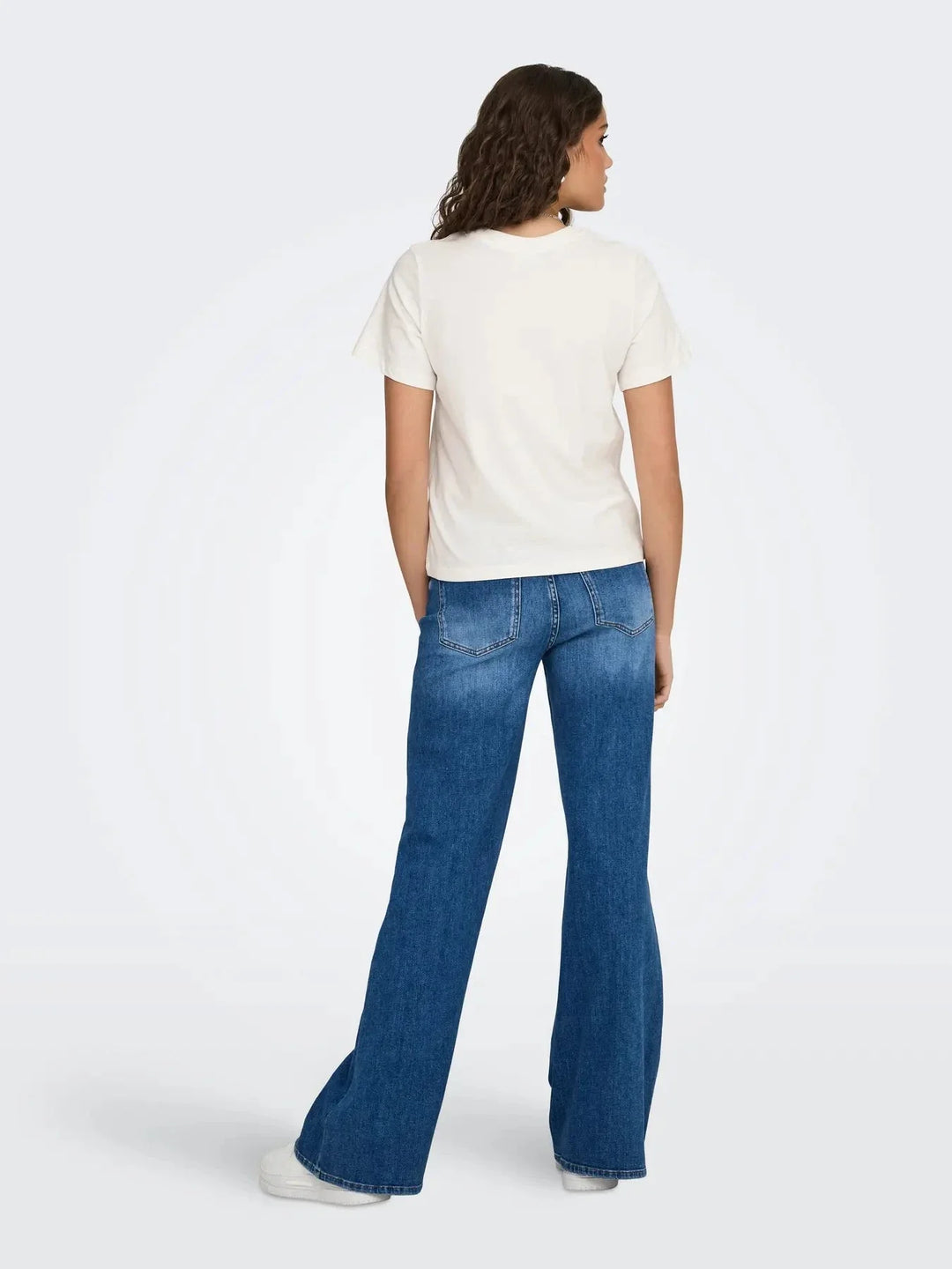 JDY - Jdypisa S/S Print Top - 4998330 Cloud Dancer Lemon T-shirts 