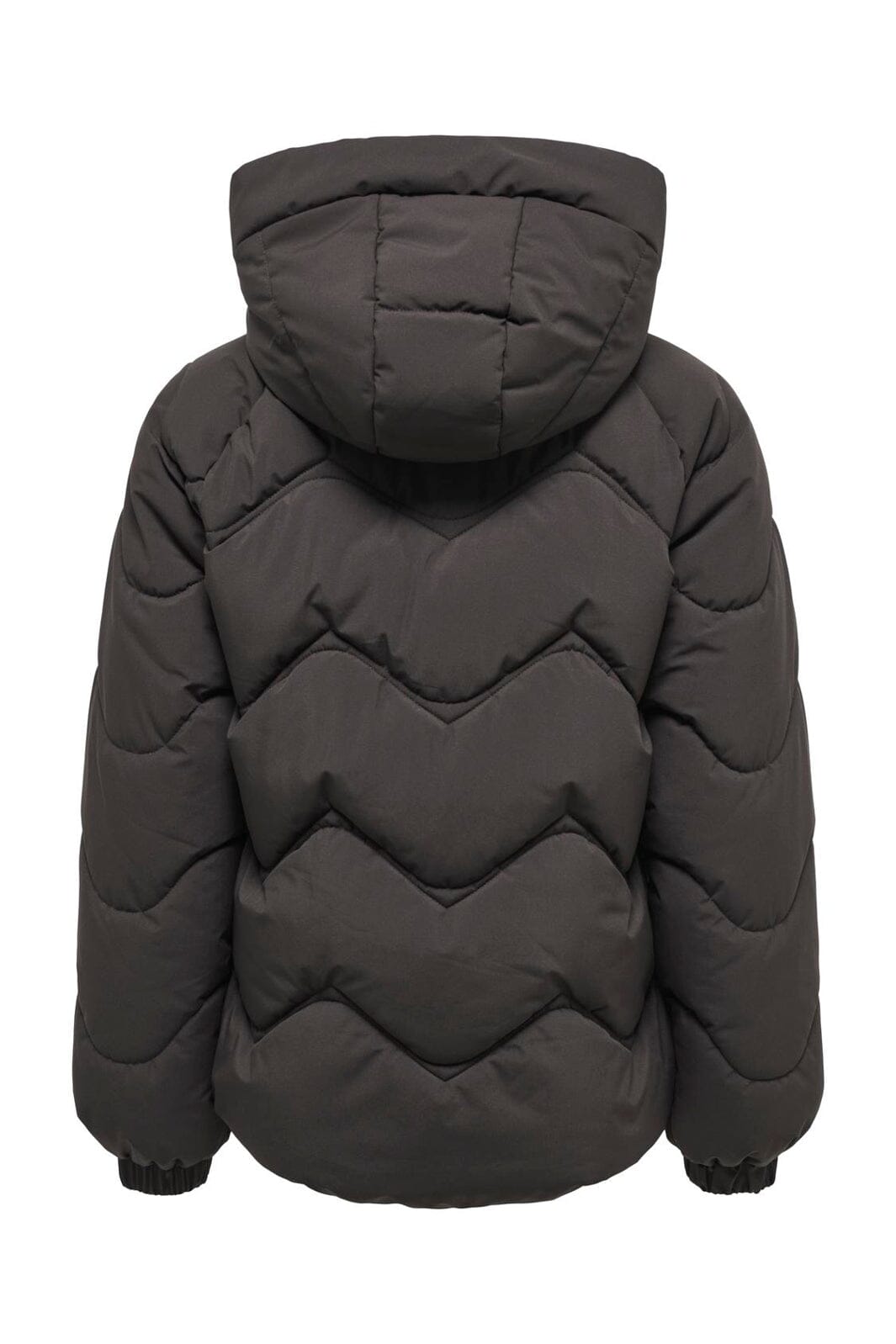 JDY - Jdypower Short Hood Puffer Hab - 5102619 Chocolate Torte