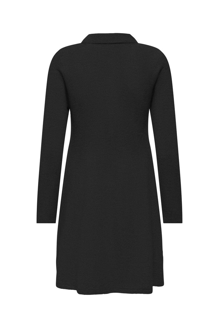 JDY - Jdyrosemary Life L/S Collar Dress Knt - 4931987 Black