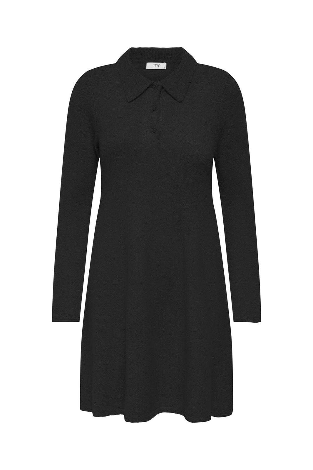JDY - Jdyrosemary Life L/S Collar Dress Knt - 4931987 Black