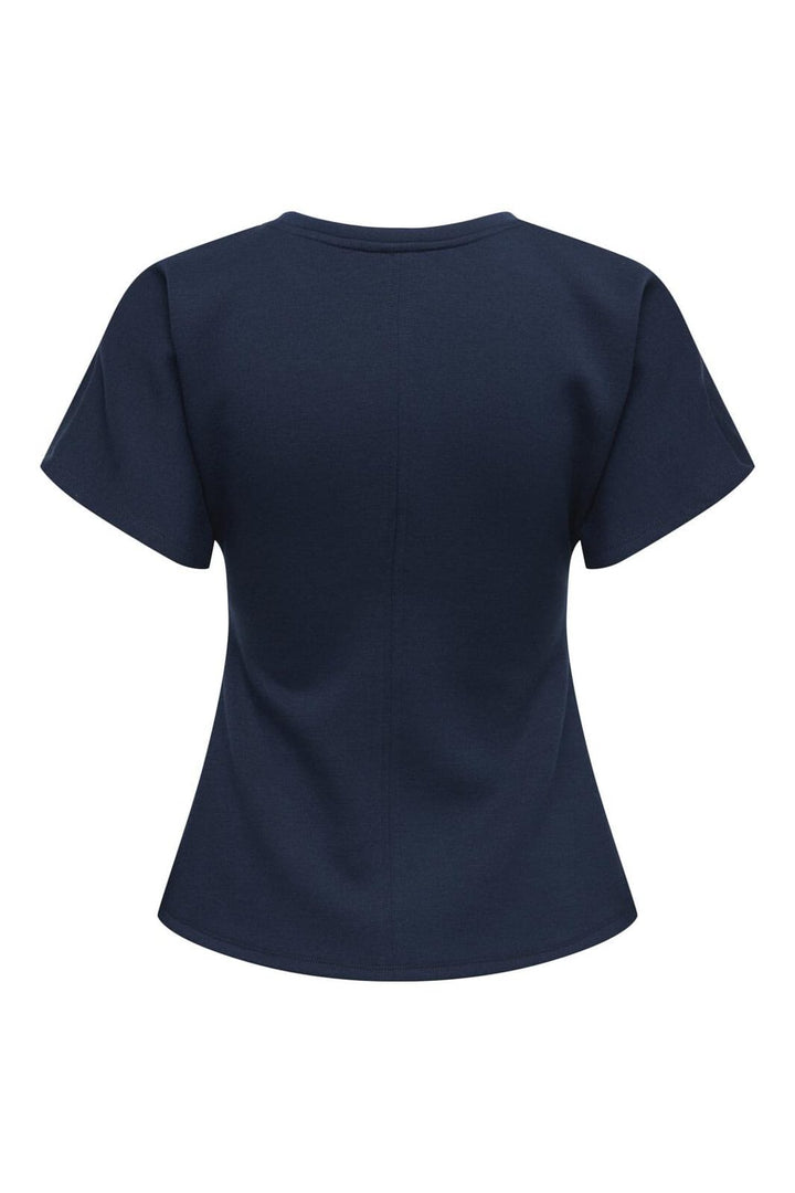 JDY - Jdysafina S/S Detail Top - 4926116 Black Iris