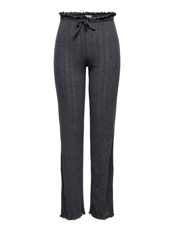 JDY - Jdysalsa Life Loose Pant Dia - 4870059 Dark Grey Melange