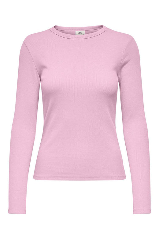JDY - Jdysolar L/S O Neck Top Dia - 4957098 Pink Lady