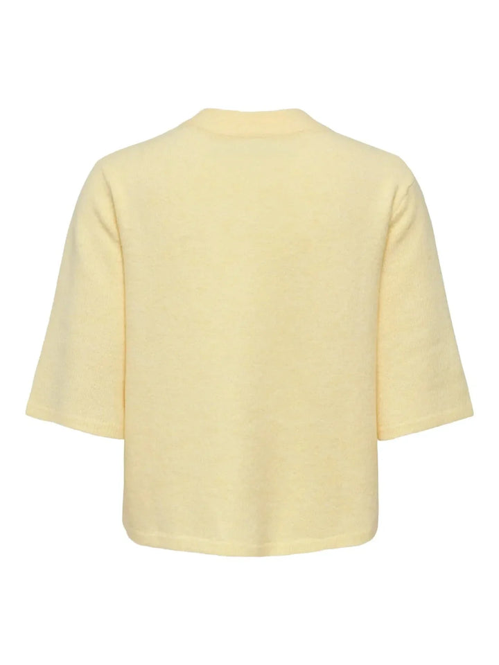 JDY - Jdysuper 2/4 Cardigan Knt - 5086561 French Vanilla Silver Button Cardigans 