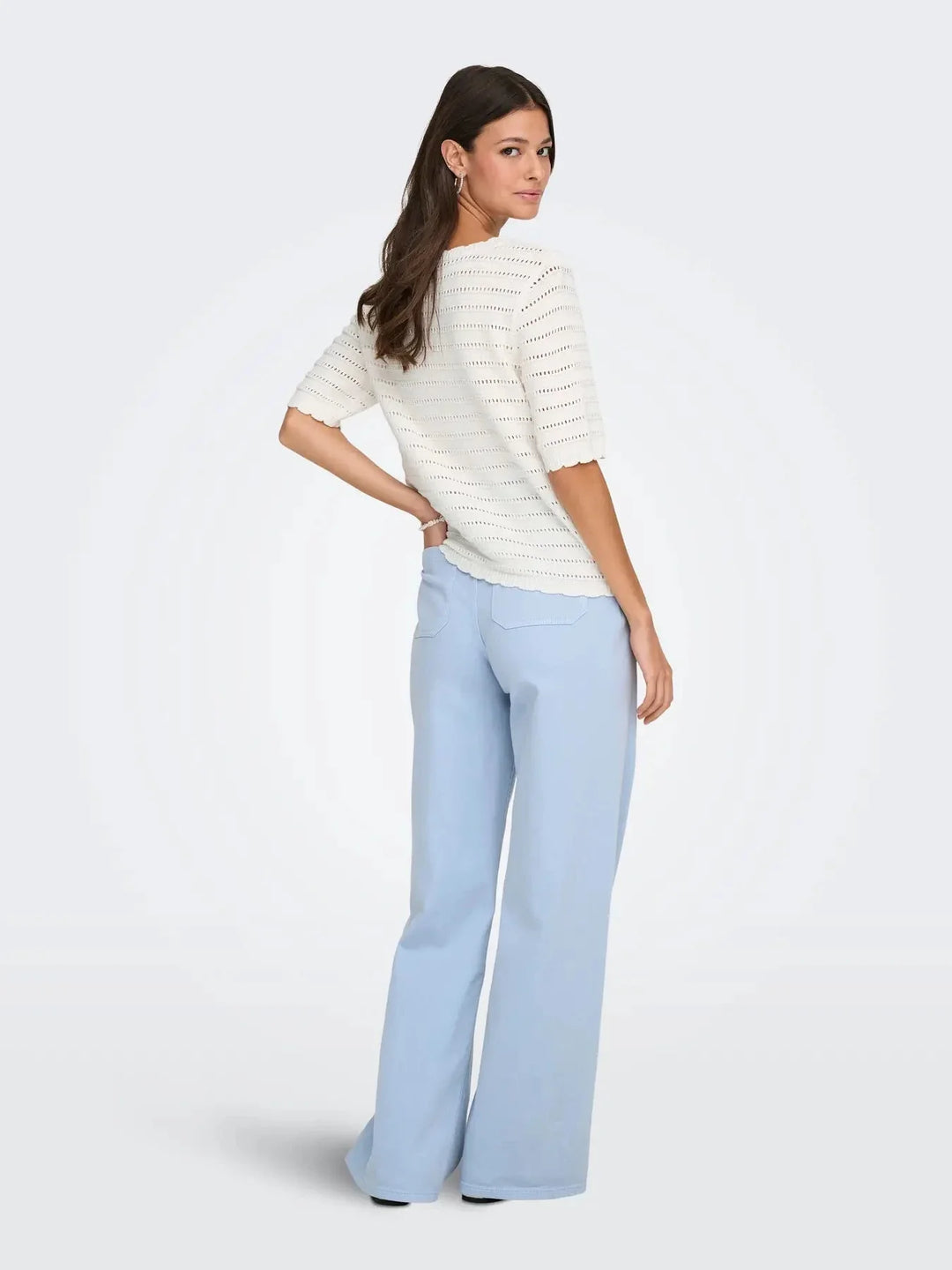 JDY - Jdytanja 2/4 V-Neck Cardigan Knt - 4926973 Cloud Dancer Cardigans 