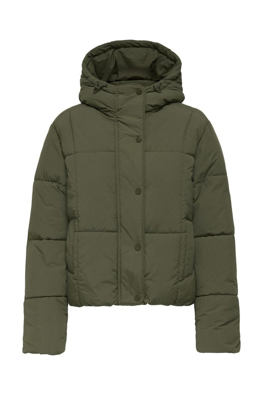 JDY - Jdywonder Short Hood Puffer Sij - 4815520 Ivy Green
