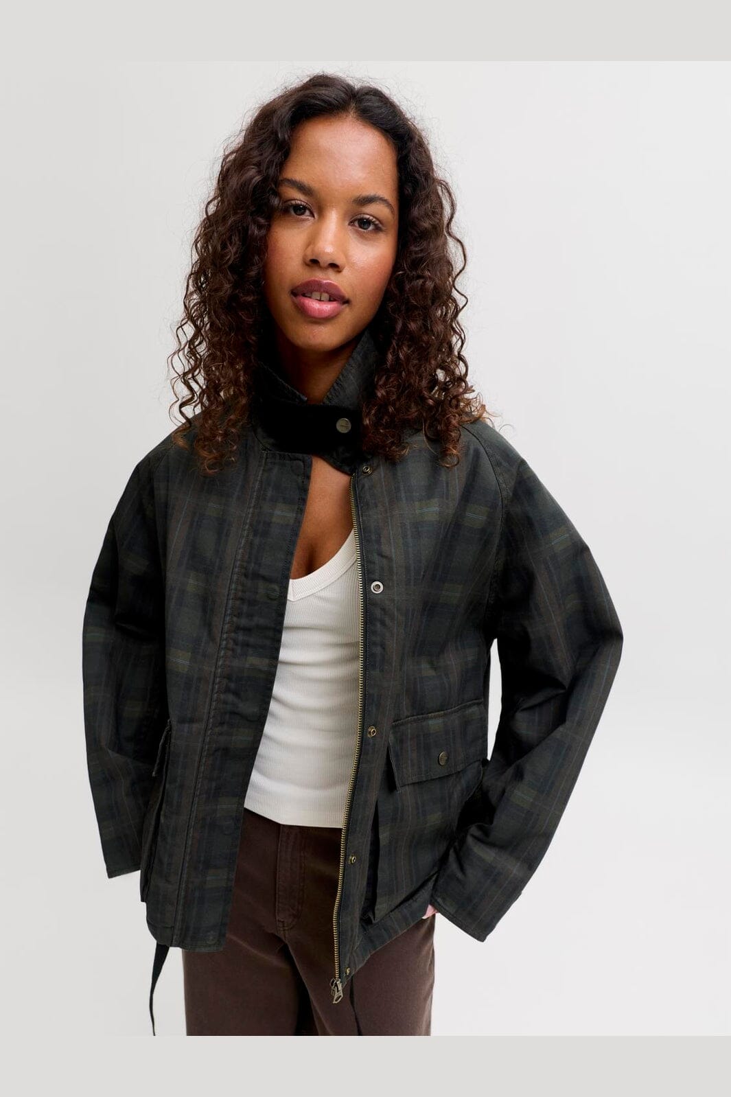 Jjxx - Jxada Check Jacket - 5057030 Dark Green Checks