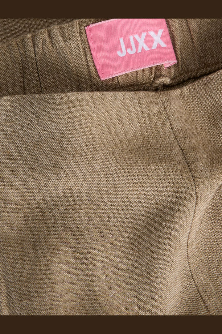 Jjxx - Jxalmira Linen Blend Pant Ln - 4919742 Silver Mink