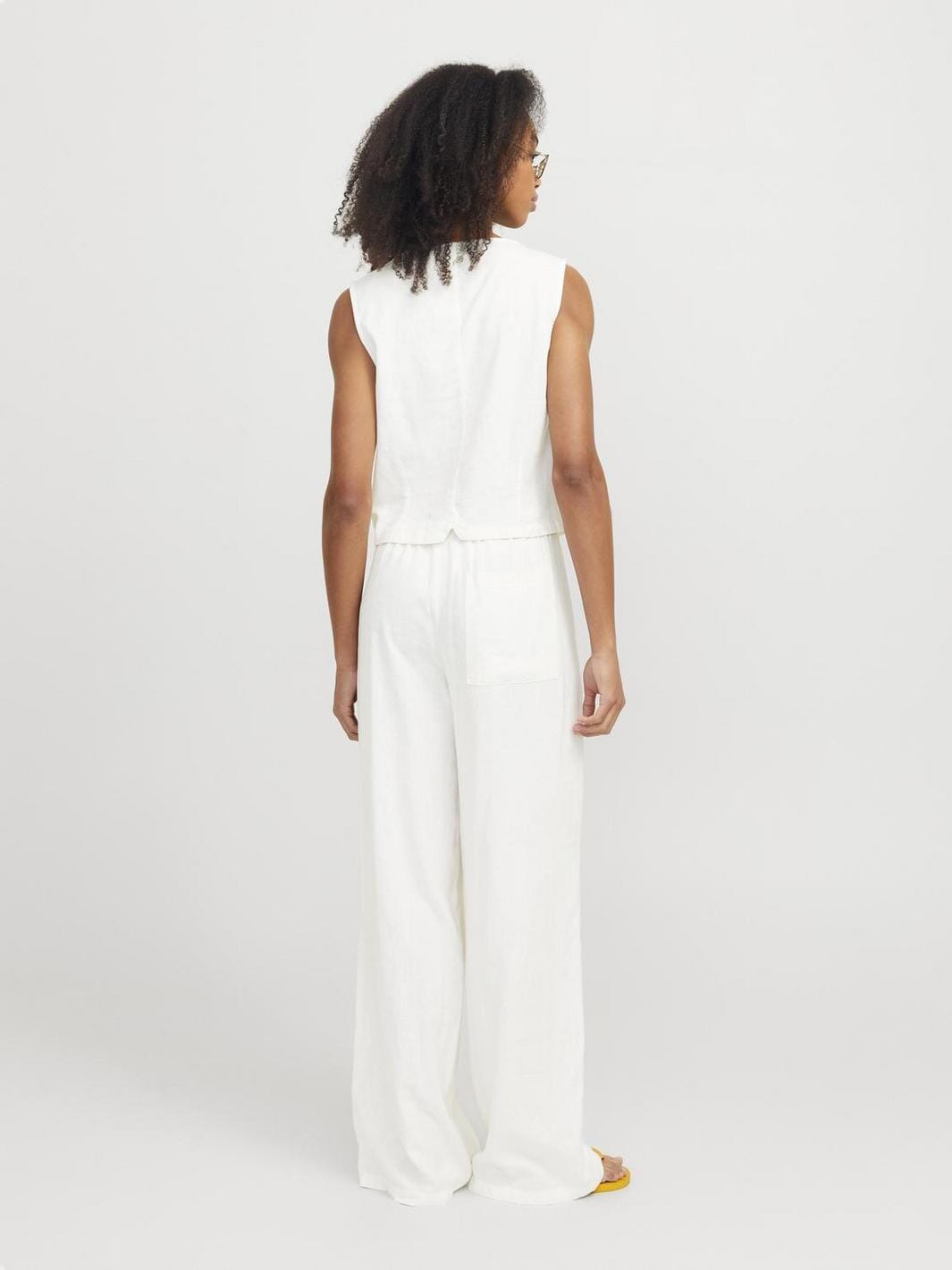 Jjxx - Jxbreeze Flora Summer Pants Sn - 4653036 Blanc De Blanc