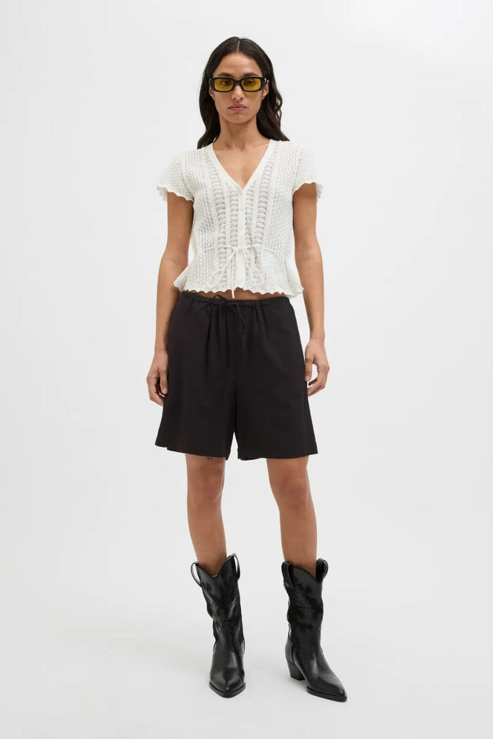 Jjxx - Jxbreeze Summer Tie Shorts Sn - 4653018 Black