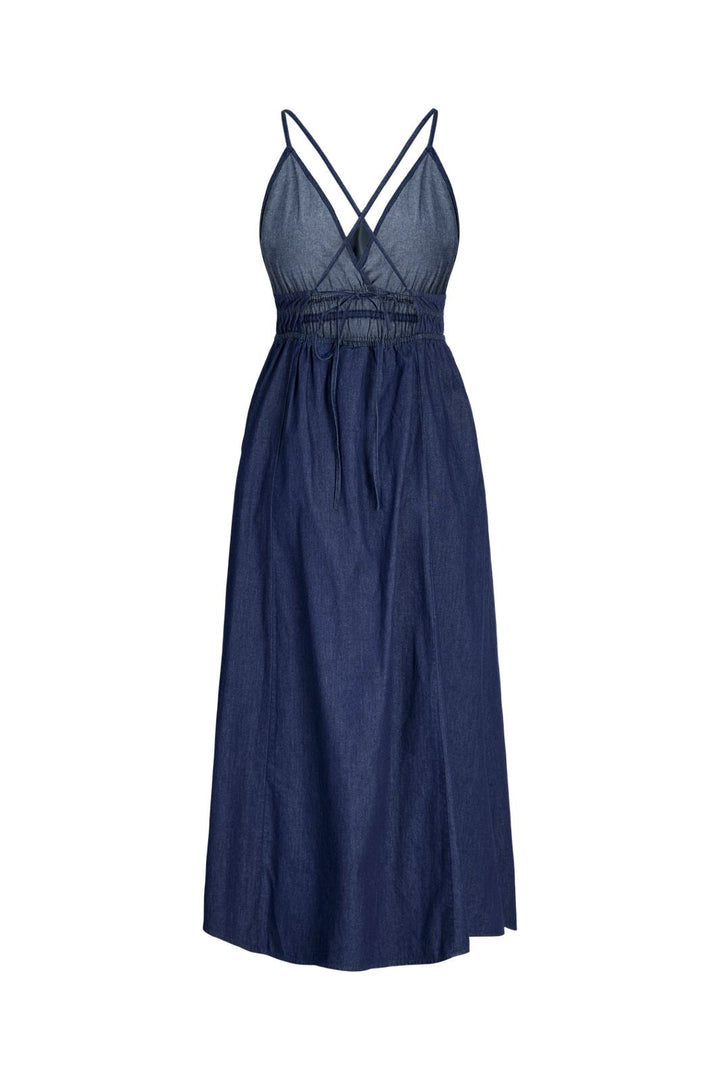 Jjxx - Jxdebby Chambrey Sl Dress - 4954872 Dark Blue Denim