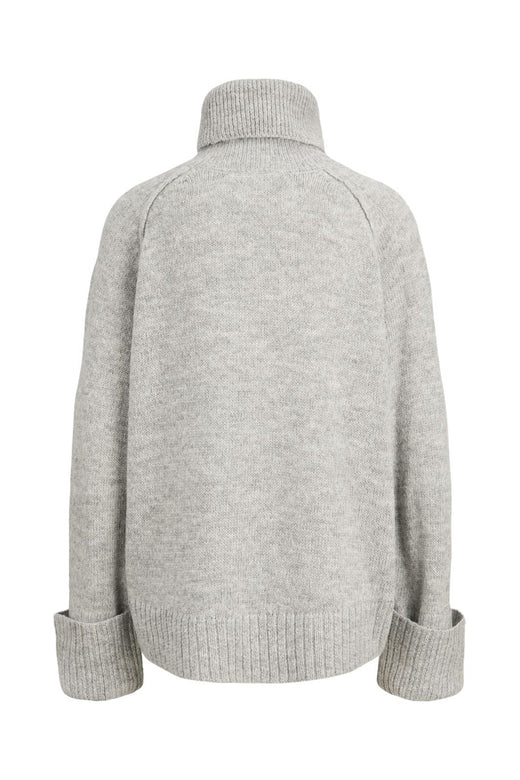Jjxx - Jxellinora Raglan Roll Neck Knit Ln - 4815075 Light Grey Melange