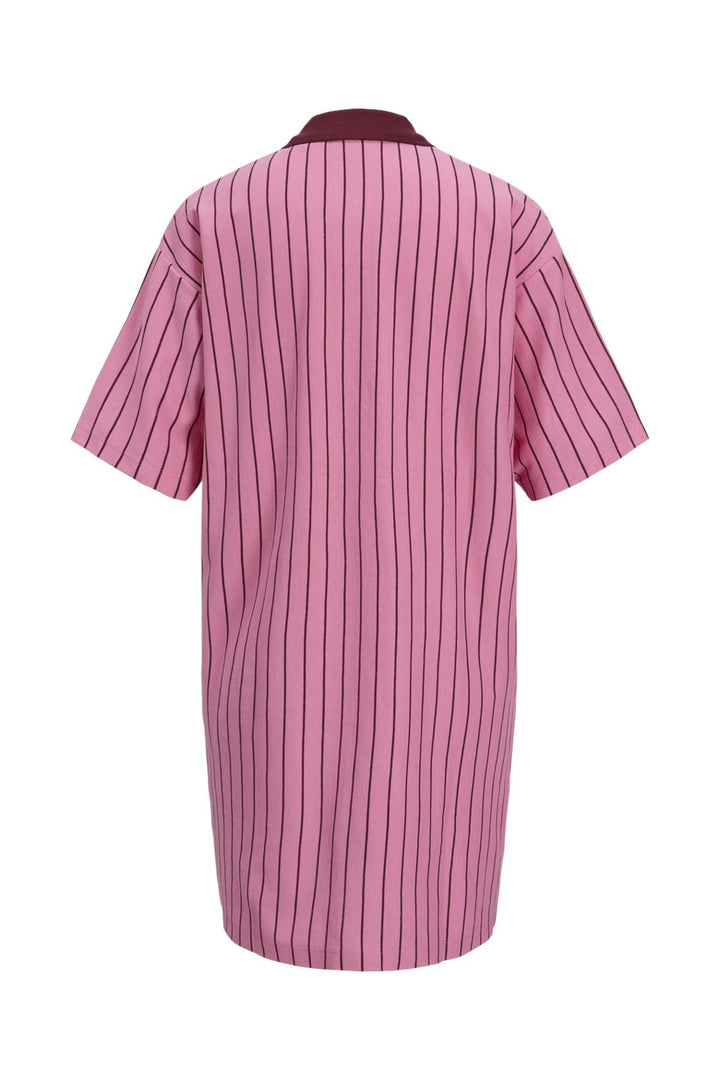 Jjxx - Jxemma Ss Polo Short Dress - 4766839 Morning Glory Cabernet
