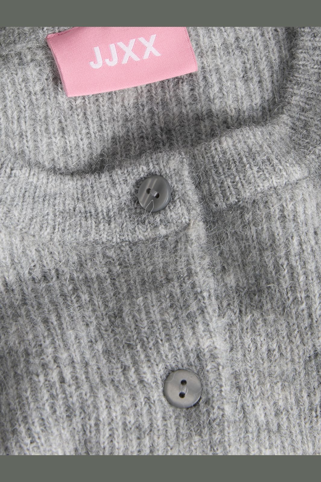 Jjxx - Jxevi Ss Cardigan Knit - 4832228 Medium Grey Melange
