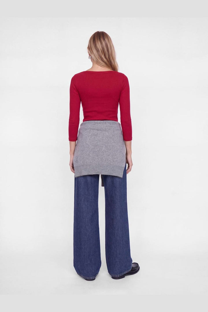 Jjxx - Jxfifi Str 3/4 Boatneck Top - 5144848 Tango Red