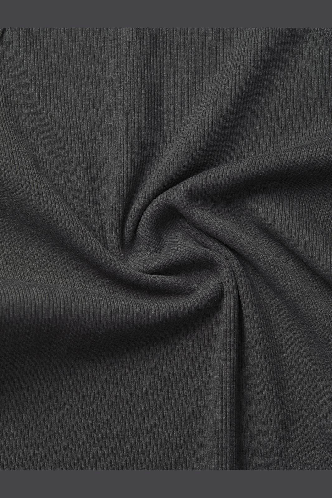 Jjxx - Jxforest Str Sl Rib Top - 4515882 Dark Grey Melange