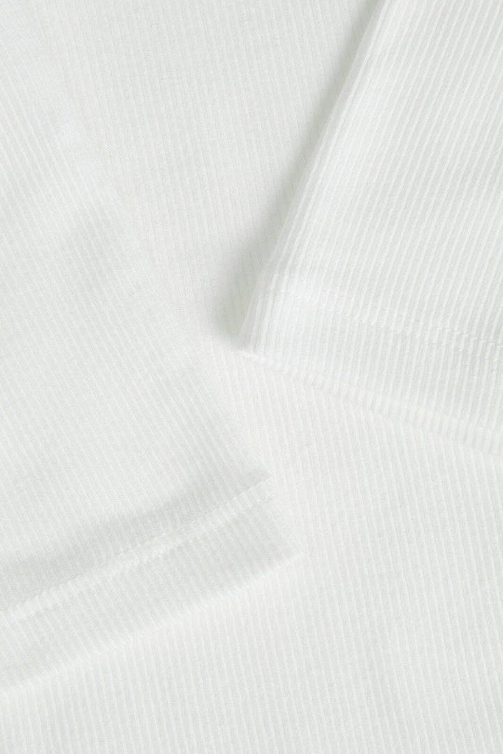 Jjxx - Jxfrankie Str Ss Rib Tee - 4244251 Bright White