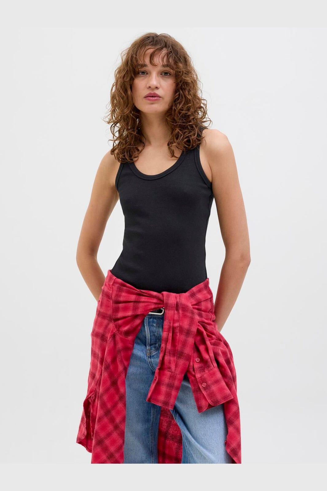 Jjxx - Jxfrida Sl U-Neck Top - 4792640 Black