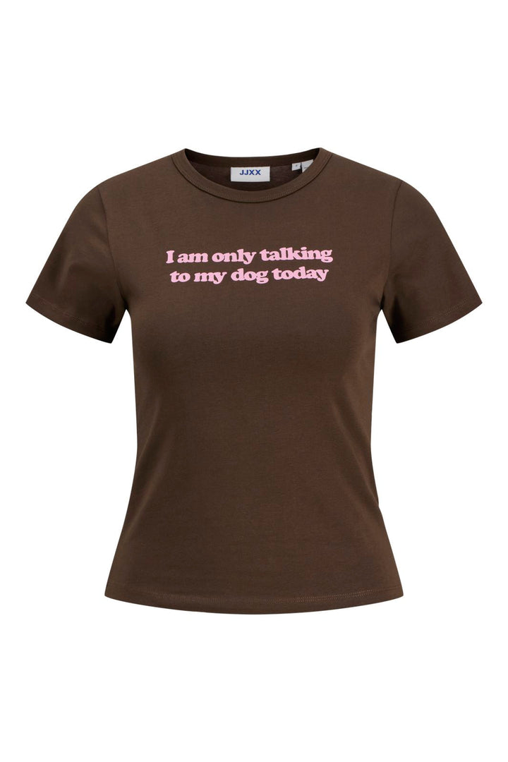 Jjxx - Jxgigi Str Ss Print Tee Stydaw25 - 5060564 Demitasse Talking To My Dog