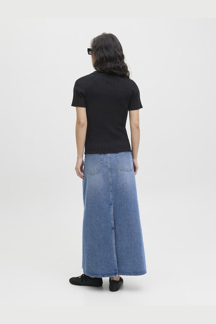 Jjxx - Jxhadley Tight Ss Polo Knit - 4791542 Black