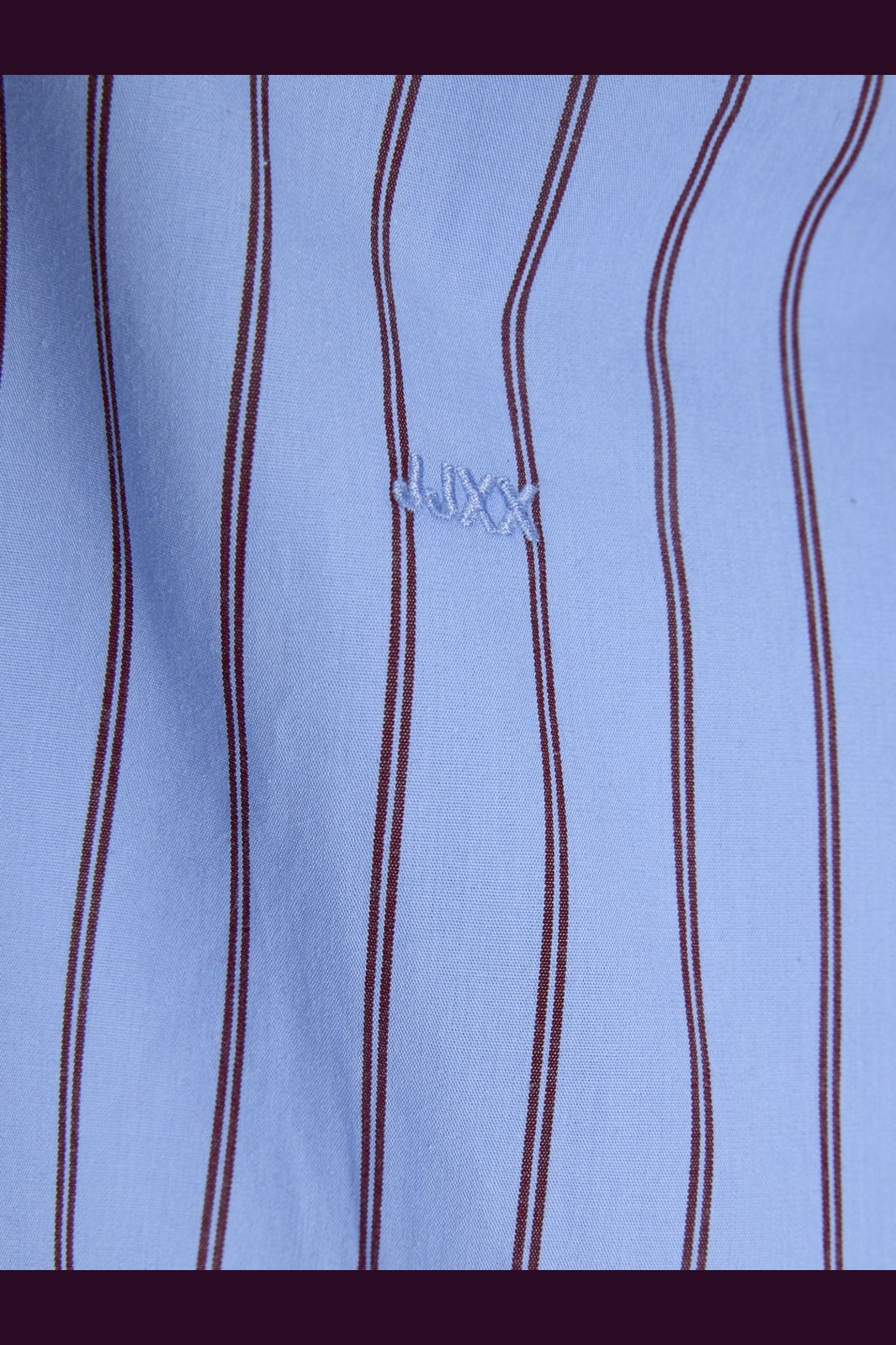 Jjxx - Jxjamie Ls Relaxed Poplin Shirt - 4903188 Vista Blue Cabernet