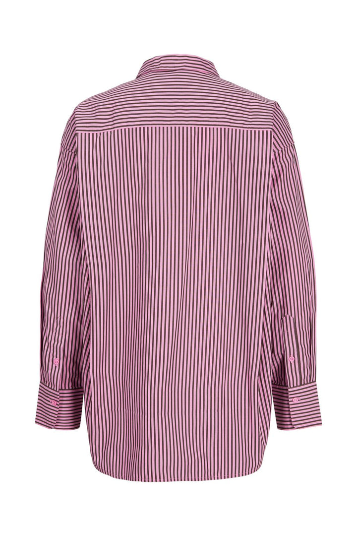 Jjxx - Jxjamie Ls Relaxed Poplin Shirt - 5040519 Orchid Smoke Demitasse