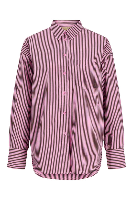 Jjxx - Jxjamie Ls Relaxed Poplin Shirt - 5040519 Orchid Smoke Demitasse
