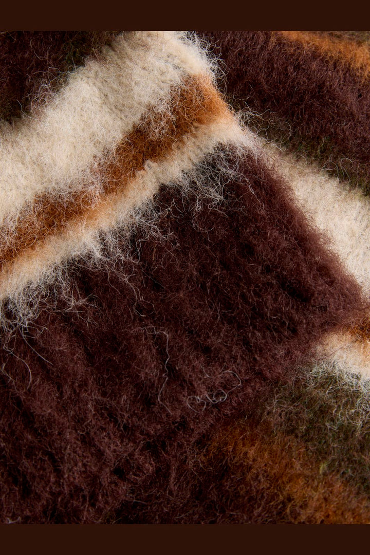 Jjxx - Jxjoe Crew Neck Knit - 5148589 Fudge /Multi Stripes