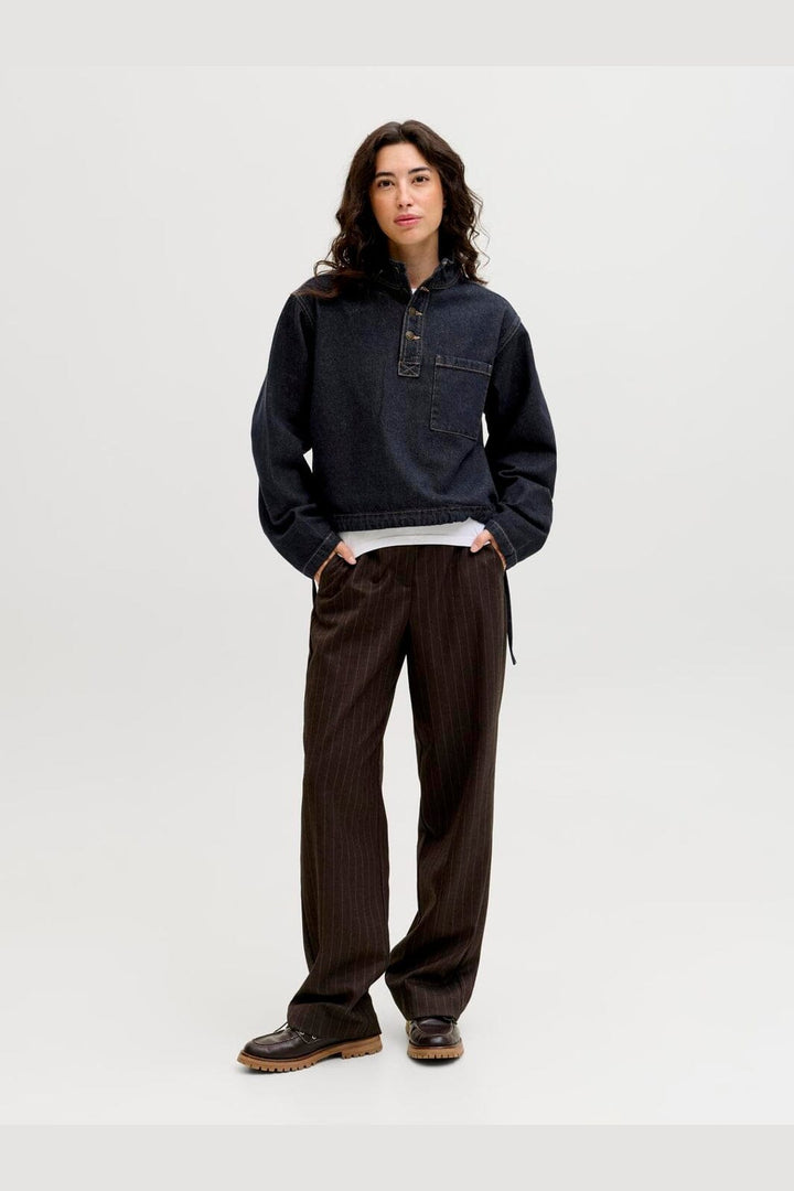 Jjxx - Jxlaila Ls Denim Pullover R326 - 4998826 Dark Blue Denim