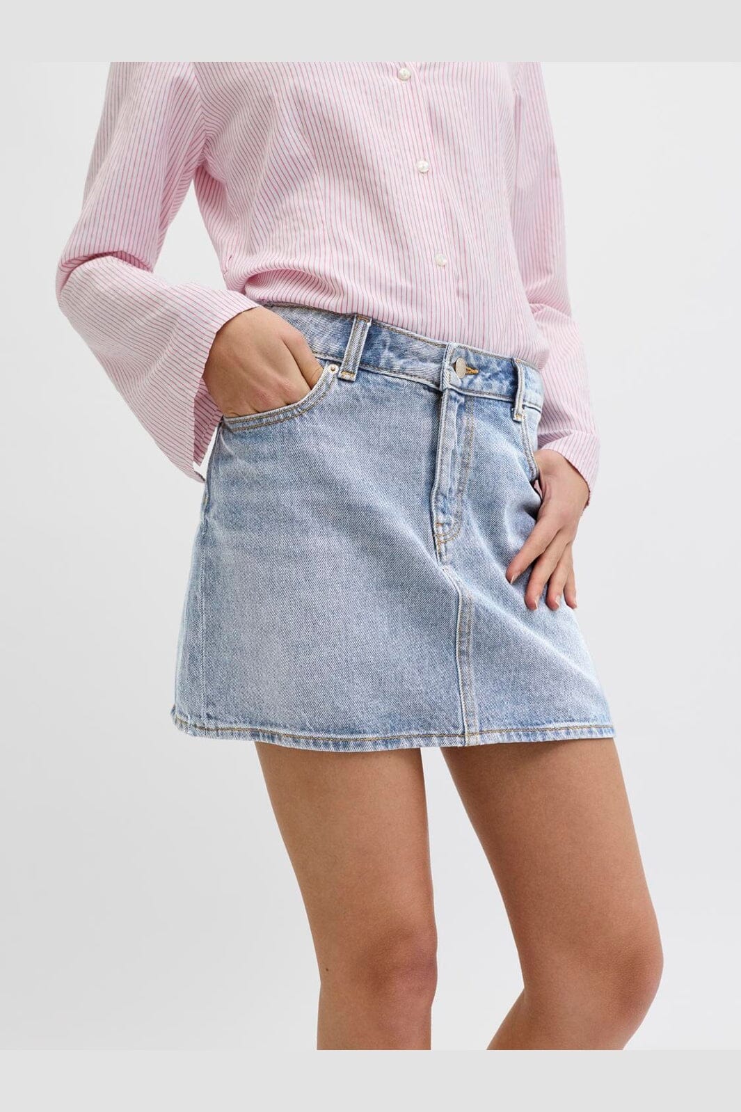 Jjxx - Jxlaura Skirt Sn - 4907854 Light Blue Denim