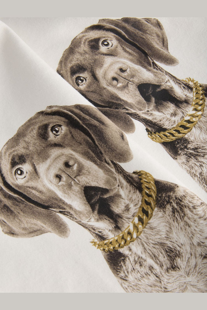 Jjxx - Jxolivia Loose Print Ss Tee - 4922645 Cloud Dancer Dogs