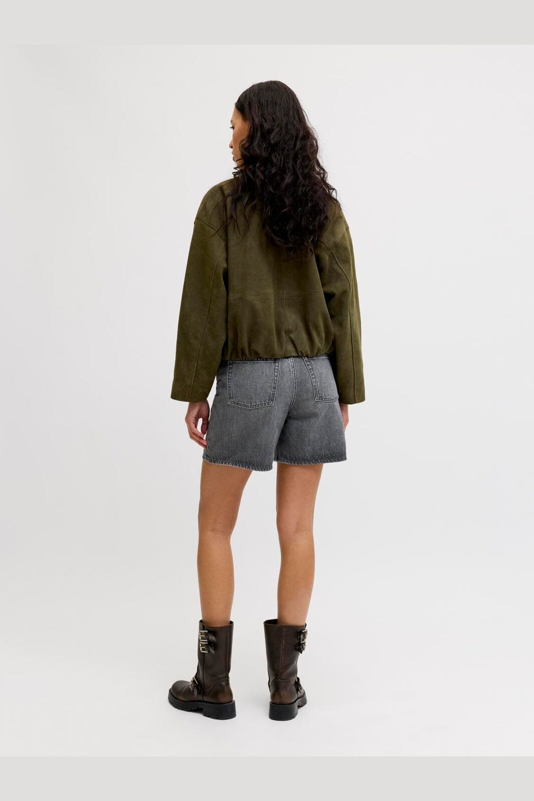 Jjxx - Jxseville Short Shorts Ln - 4905676 Dark Grey Denim