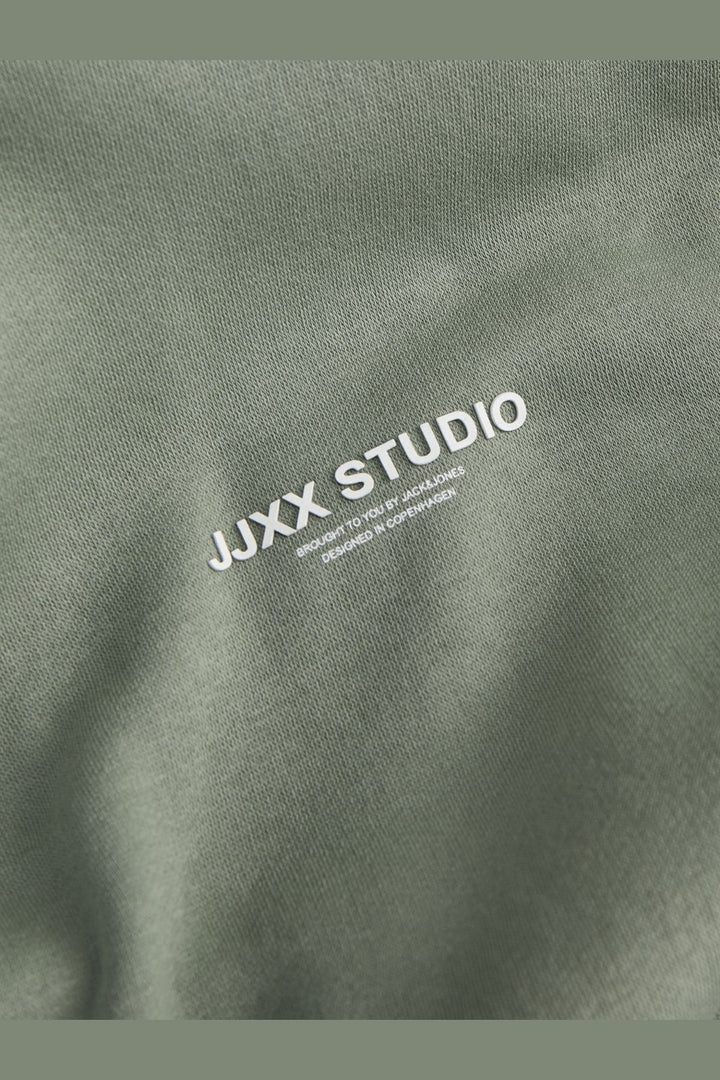 Jjxx - Jxstudio Vesterbro Ls Rlx Hood Swt - 4797431 Sea Spray Bright White Jjxx Studio