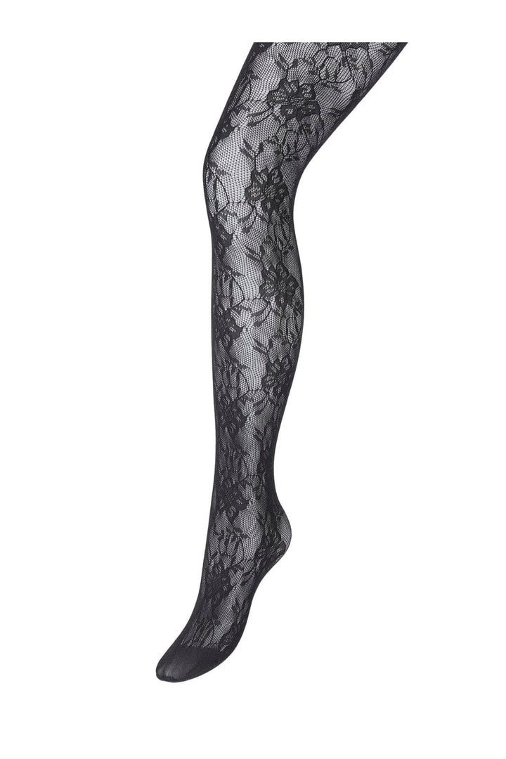 Jjxx - Jxtilly Lace Flower Tight Acc Ln - 4988362 Black W. Black Pattern