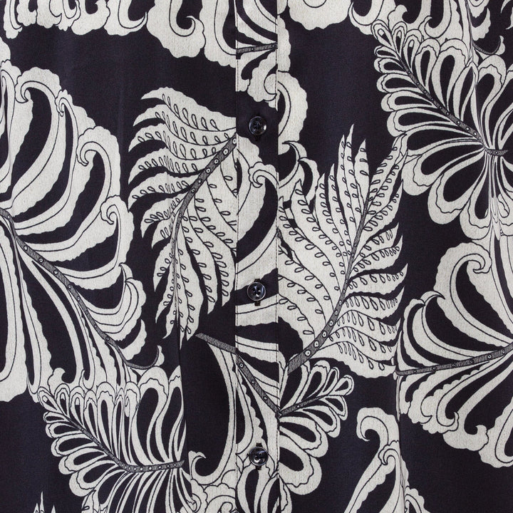 Karmamia - Amelia Shirt 2373 - Navy Palm Skjorter 