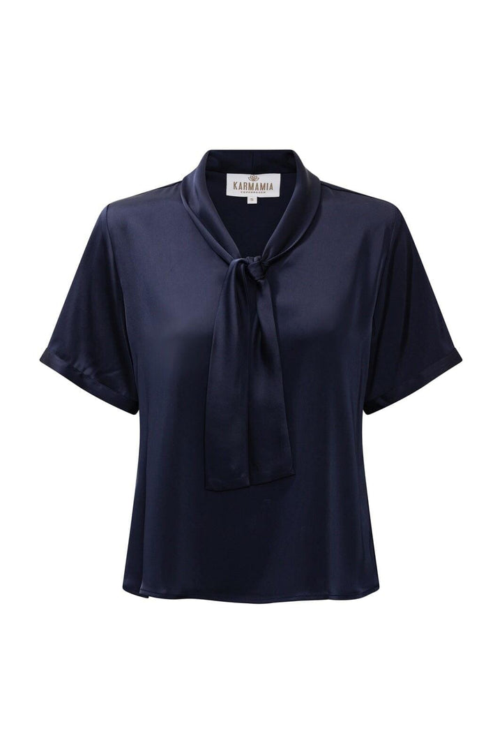 Karmamia - Audrey Blouse (Short) 2346 - Semi Rich Ink Blue