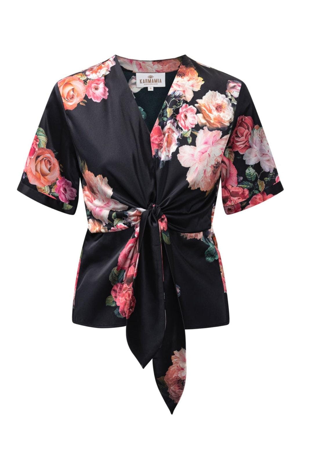 Karmamia - Blair Blouse (Short) 2388 - Fiori Noir