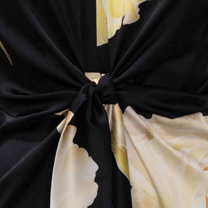 Karmamia - Faye Mini Dress 2350 - Gold Maxi Flower Kjoler 