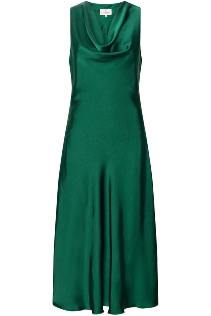 Karmamia - Flow Dress 2295 - Semi Rich Pine Green Kjoler 
