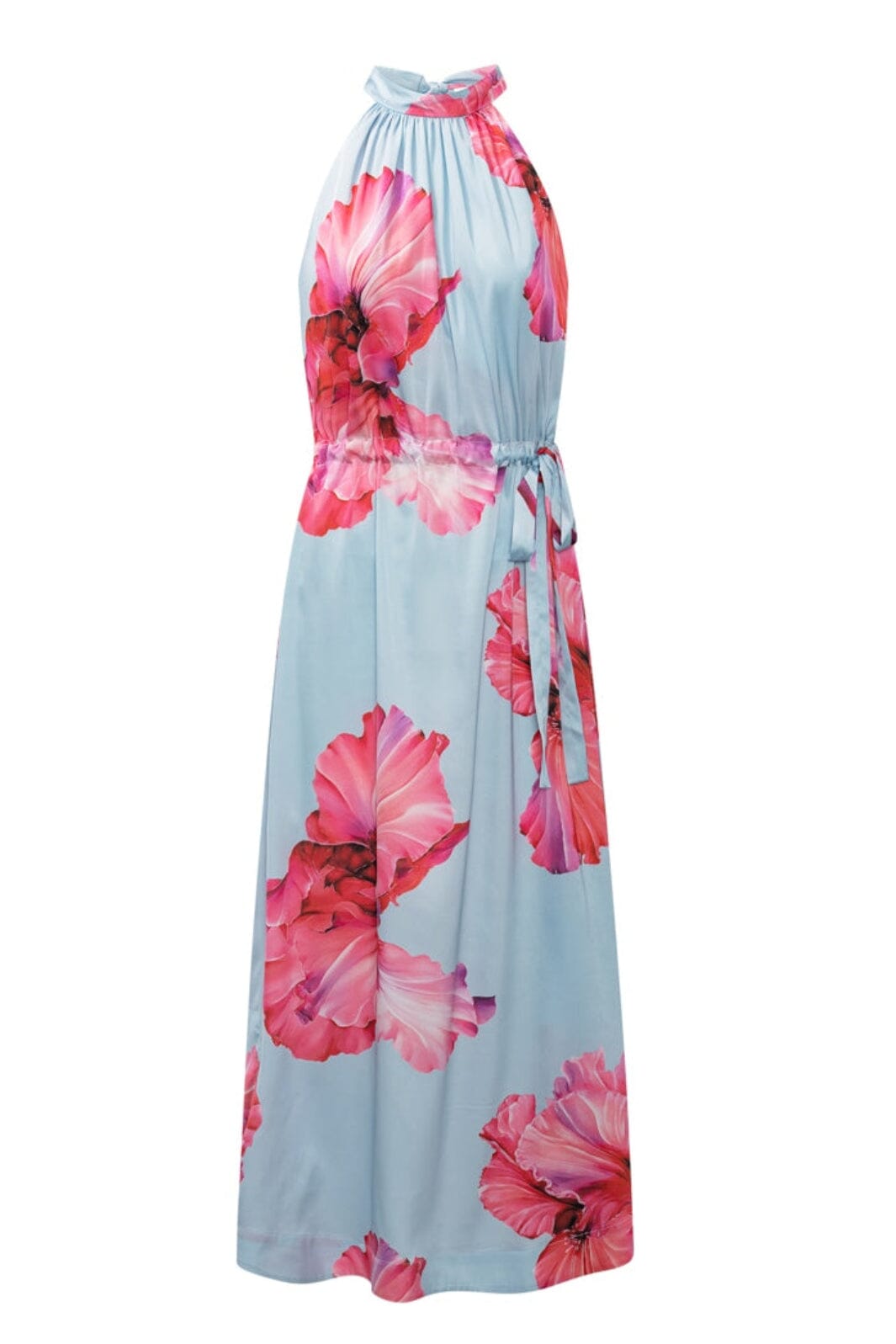 Karmamia - Layla Dress 2379 - Fuchsia Maxi Flower