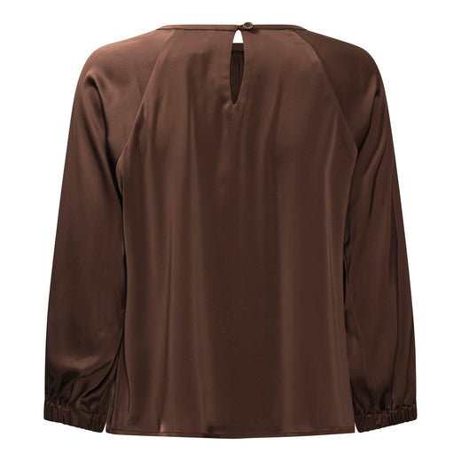 Karmamia - Rachel Blouse 2415 - Semi Rich Brown Bluser 