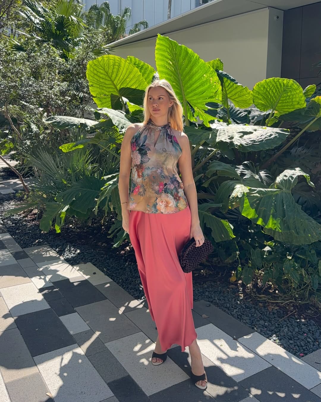 Karmamia - Savannah Skirt 2391 - Semi Rich Coral Nederdele 