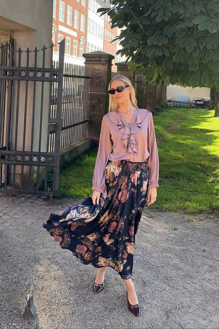 Karmamia - Sophia Blouse 2217 - Semi Rich Vintage Rose Bluser 