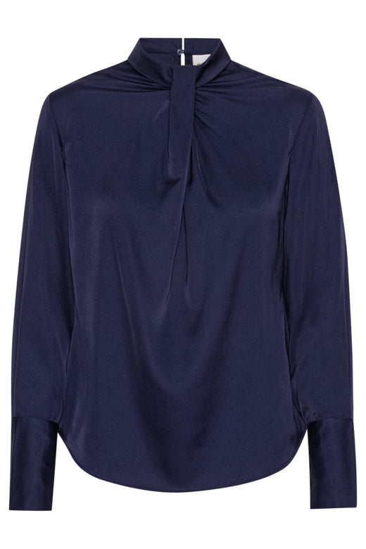 Karmamia - Tara Blouse - Oxford Blue Bluser 