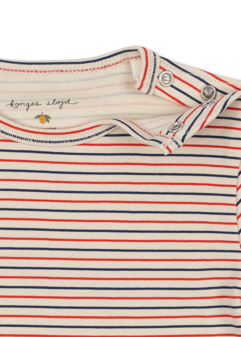 Konges Sløjd - Basic Ls Body Gots Ks104673 - Stripe Tricolore Petit Bodystockings 