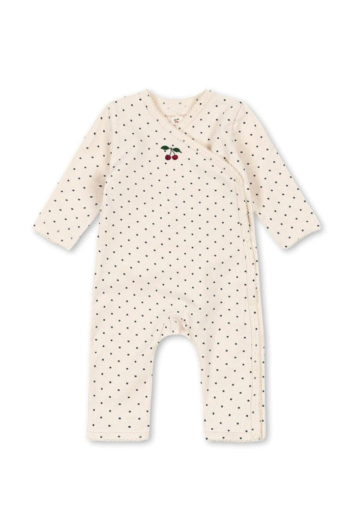 Konges Sløjd - Basic Newborn Onesie Gots Ks105898 - Blue Dot